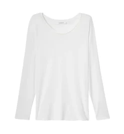 Promod T-shirt col rond Femme - Ecru Outlet