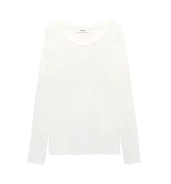 Promod T-shirt col rond Femme - Ecru Discount