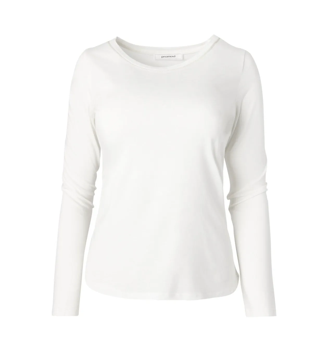Promod T-shirt col rond Femme - Ecru Outlet