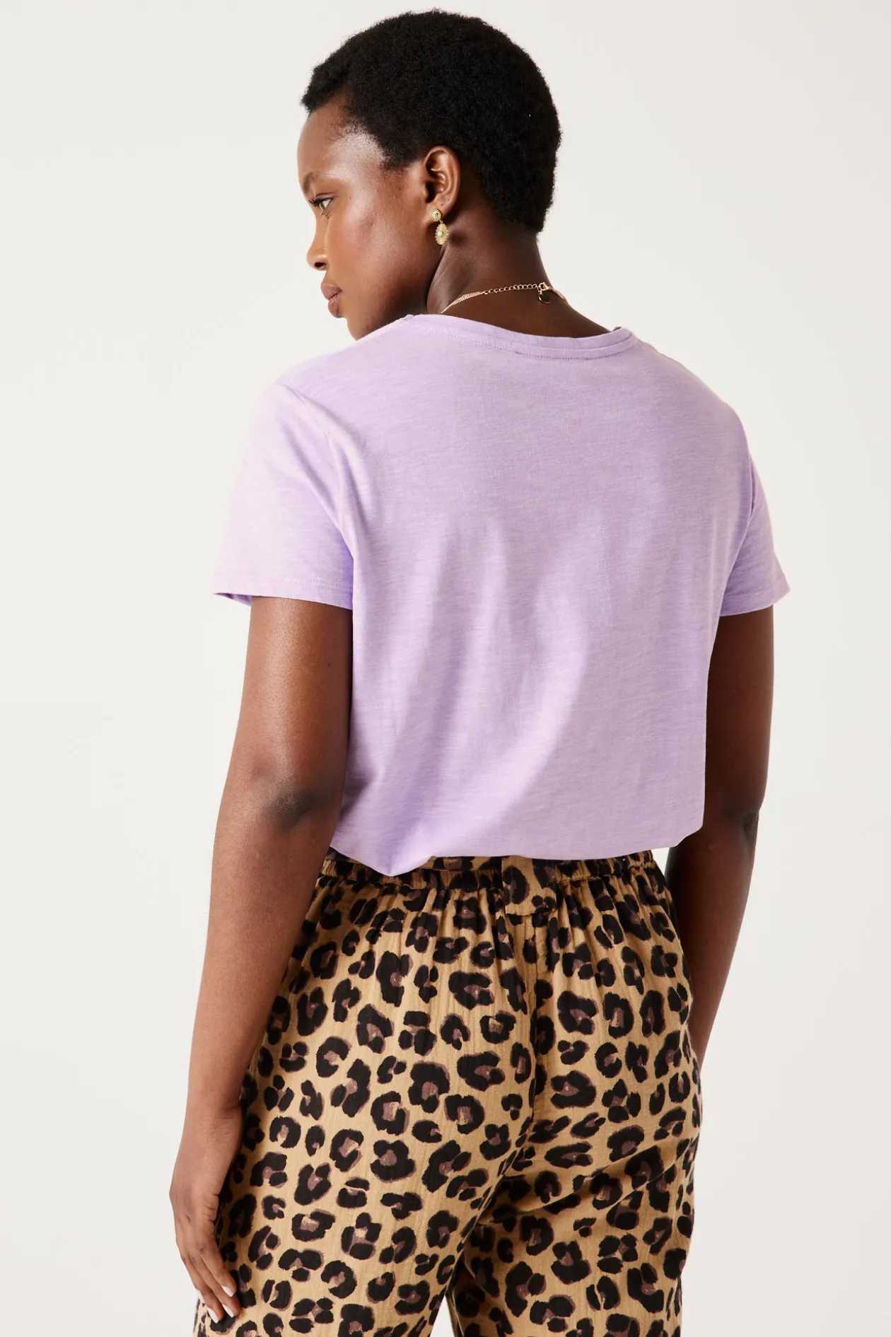 Promod T-shirt col V Femme - Parme New