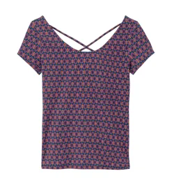Promod T-shirt décolleté rond - Imprimé marine Imprimémarine Cheap