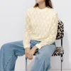 Promod T-shirt en dentelle Femme - Ecru Best Sale