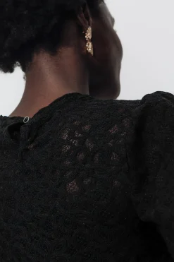 Promod T-shirt en dentelle Femme - Noir Online