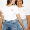 Promod T-shirt Fête des Mères - Imprimé écru Impriméécru Discount