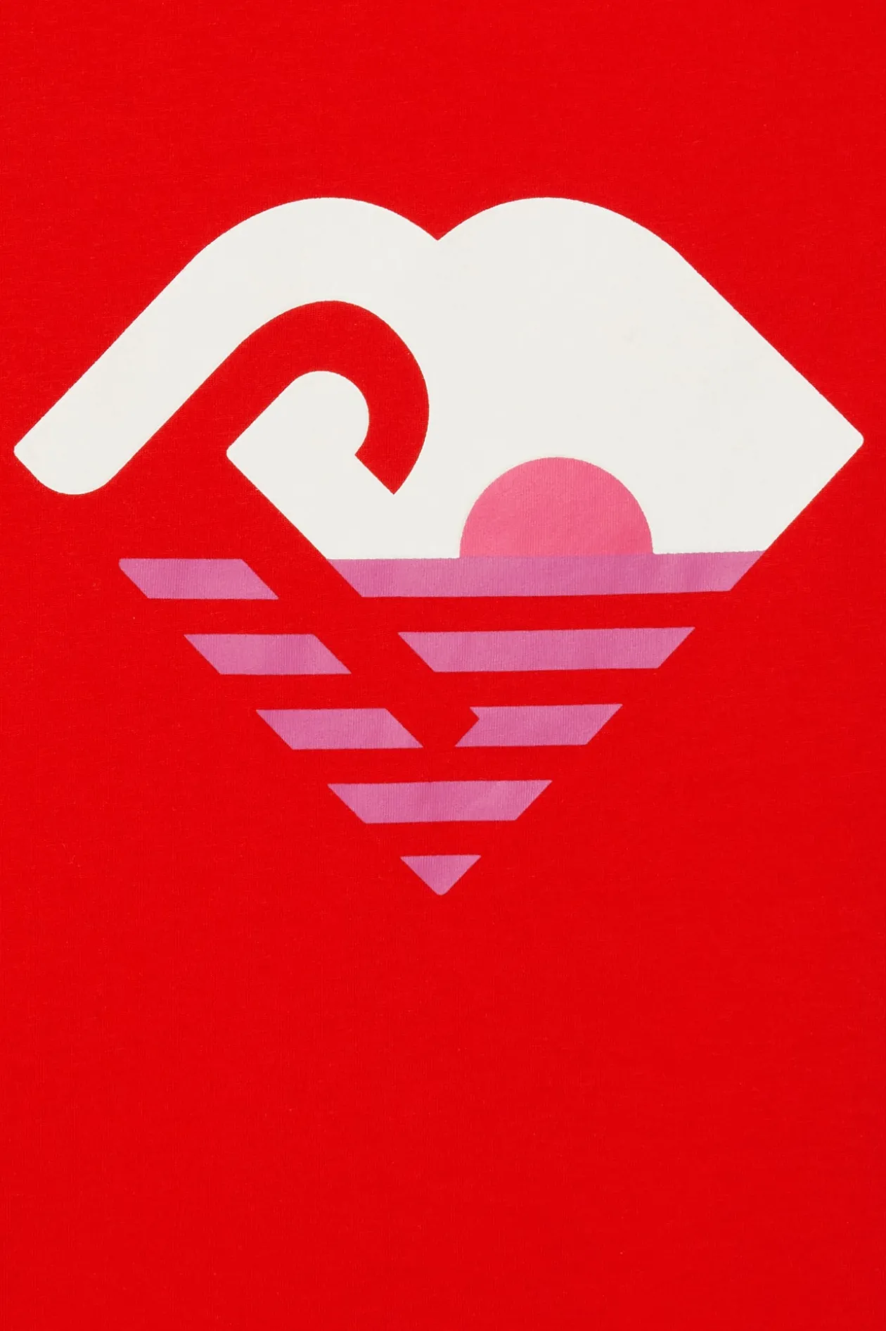 Promod T-shirt logo Femme - Rouge Best Sale
