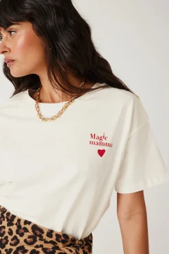 Promod T-shirt magic mamma - Imprimé écru Impriméécru Shop