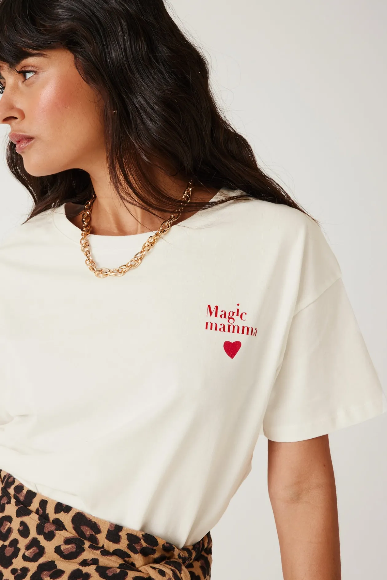 Promod T-shirt magic mamma - Imprimé écru Impriméécru Shop