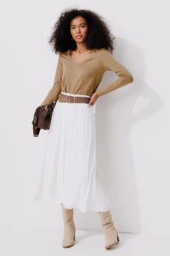 Promod T-shirt manches longues Femme - Sable Outlet