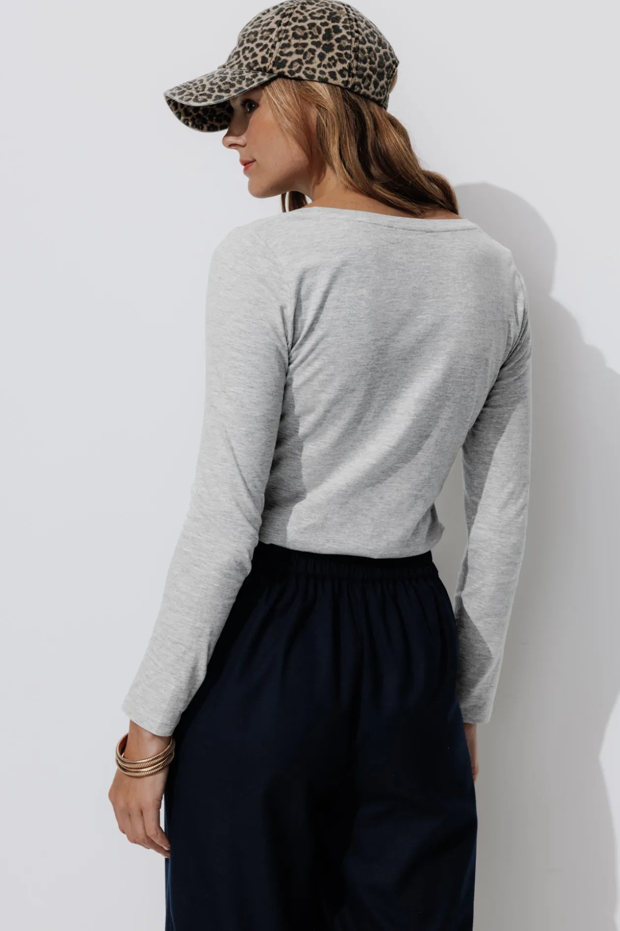 Promod T-shirt manches longues Femme - Gris foncé Grisfoncé Fashion