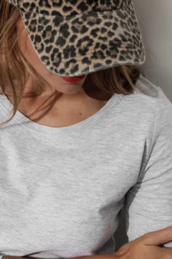 Promod T-shirt manches longues Femme - Gris foncé Grisfoncé Fashion