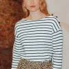 Promod T-shirt marinière Femme - Rayé marine Rayémarine Flash Sale
