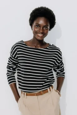 Promod T-shirt marinière Femme - Rayé écru Rayéécru Hot