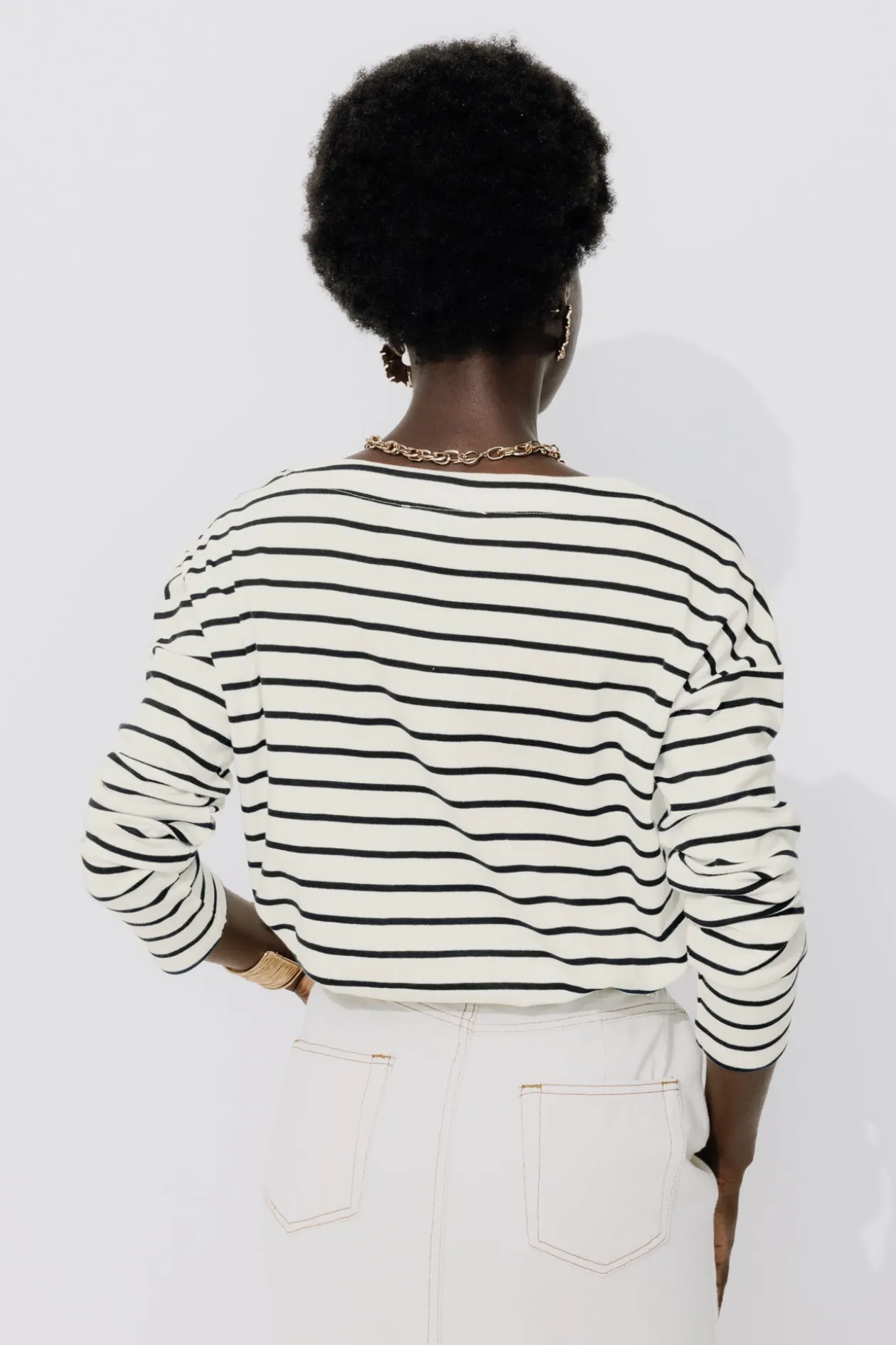 Promod T-shirt marinière Femme - Rayé marine Rayémarine Flash Sale