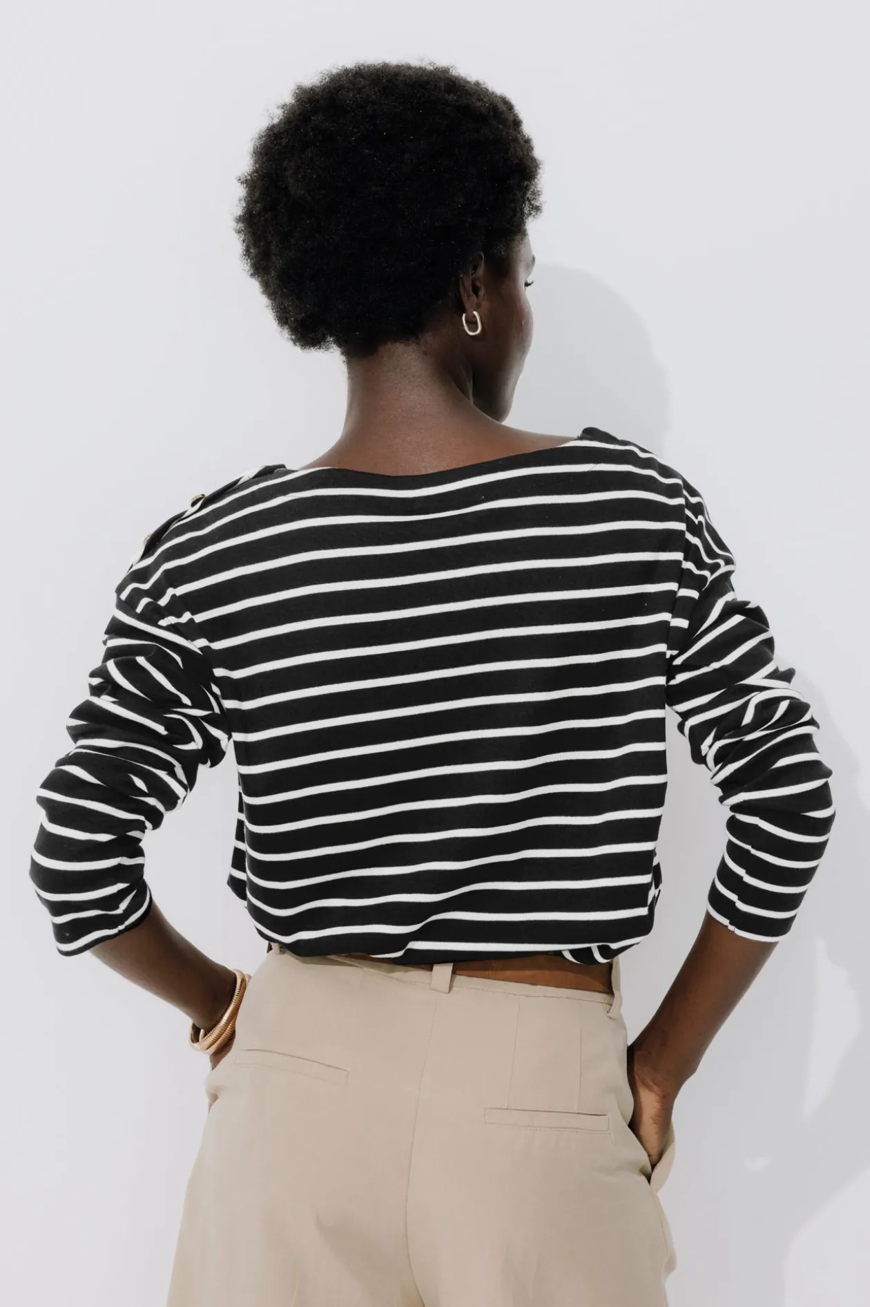 Promod T-shirt marinière Femme - Rayé écru Rayéécru Hot