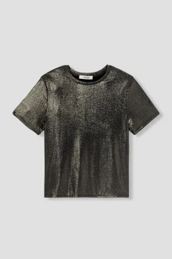 Promod T-shirt pailleté Femme - Gris Cheap