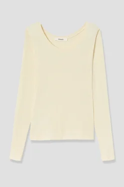 Promod T-shirt thermique Femme - Ecru Discount