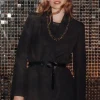 Promod Veste de tailleur côtelée - Noir Outlet