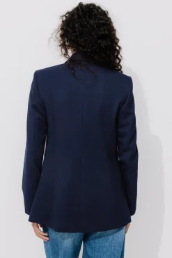 Promod Veste de tailleur côtelée - Marine Discount