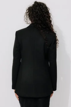 Promod Veste de tailleur côtelée - Noir Fashion