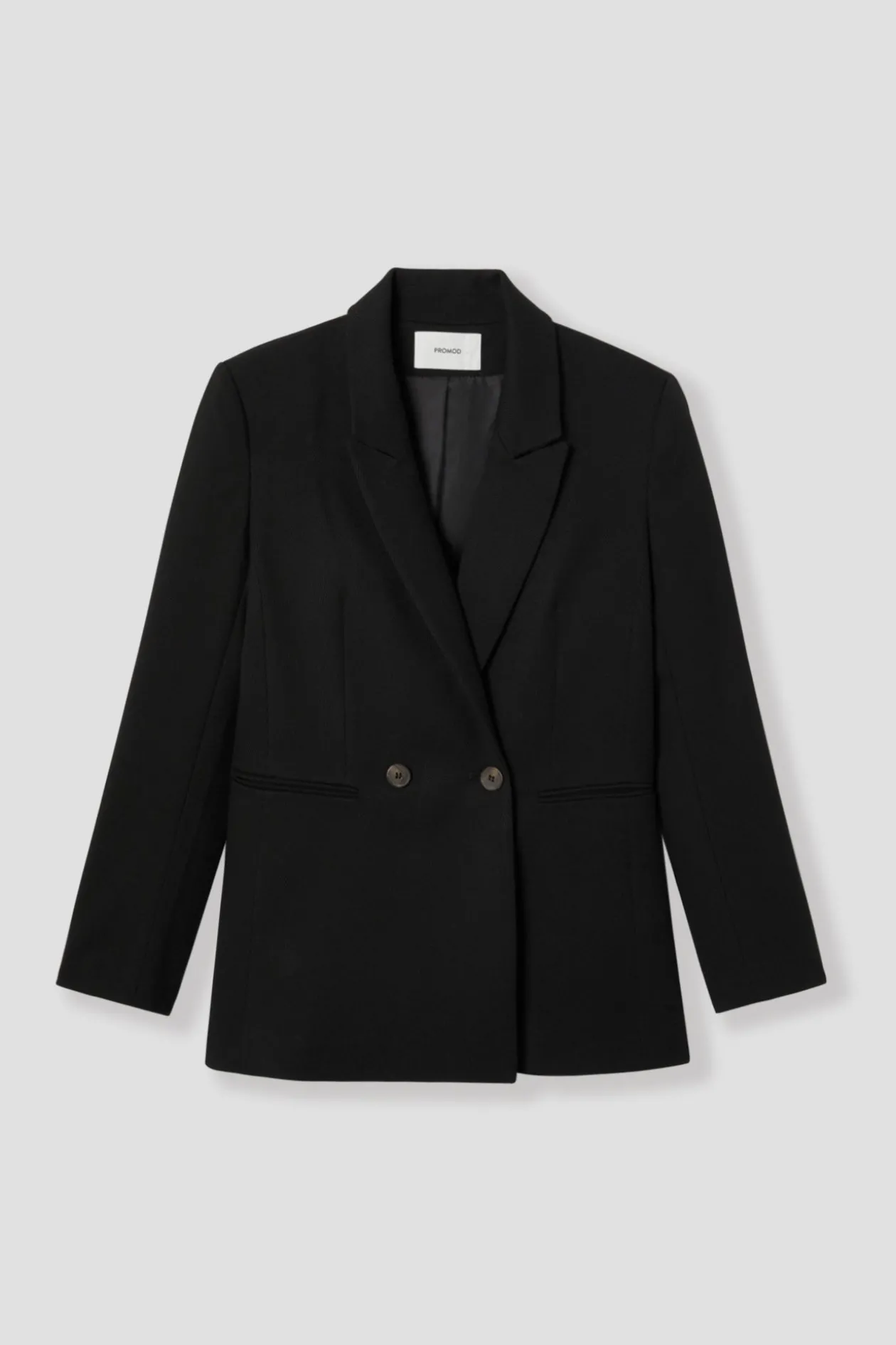 Promod Veste de tailleur côtelée - Noir Fashion
