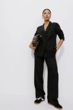 Promod Veste de tailleur en lyocell - Noir Sale