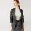 Promod Veste de tailleur Femme - Imprimé noir Impriménoir Discount