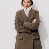Promod Veste en feutrine Femme - Marron Discount