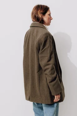 Promod Veste en feutrine Femme - Marron Discount