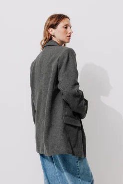 Promod Veste en feutrine Femme - Gris foncé Grisfoncé Hot