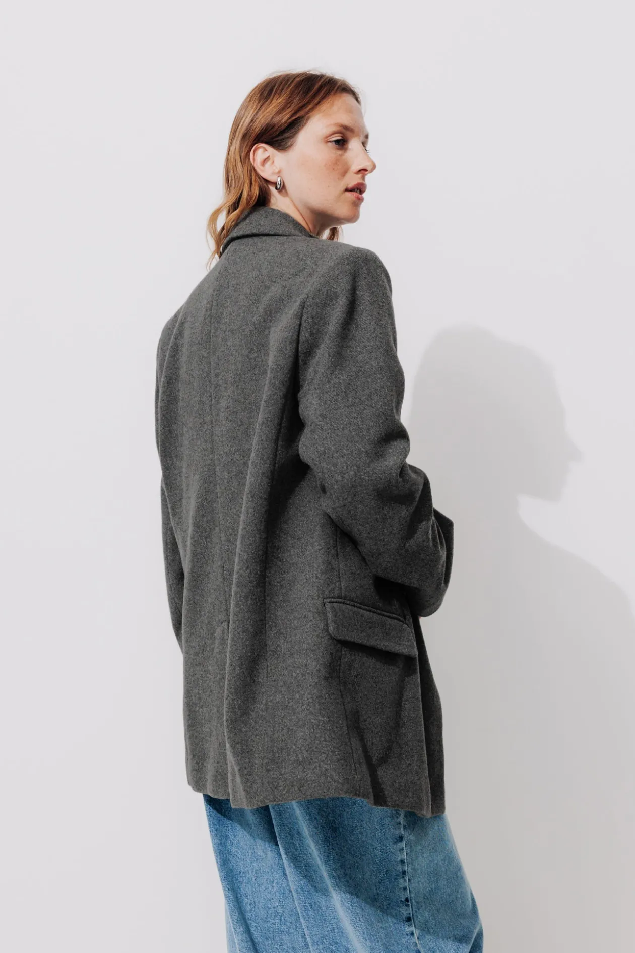 Promod Veste en feutrine Femme - Gris foncé Grisfoncé Hot