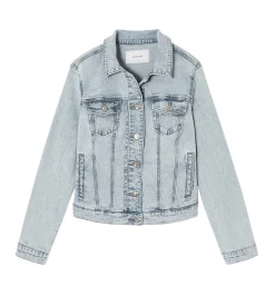 Promod Veste en jean Femme - Jean très clair Jeantrèsclair Best Sale