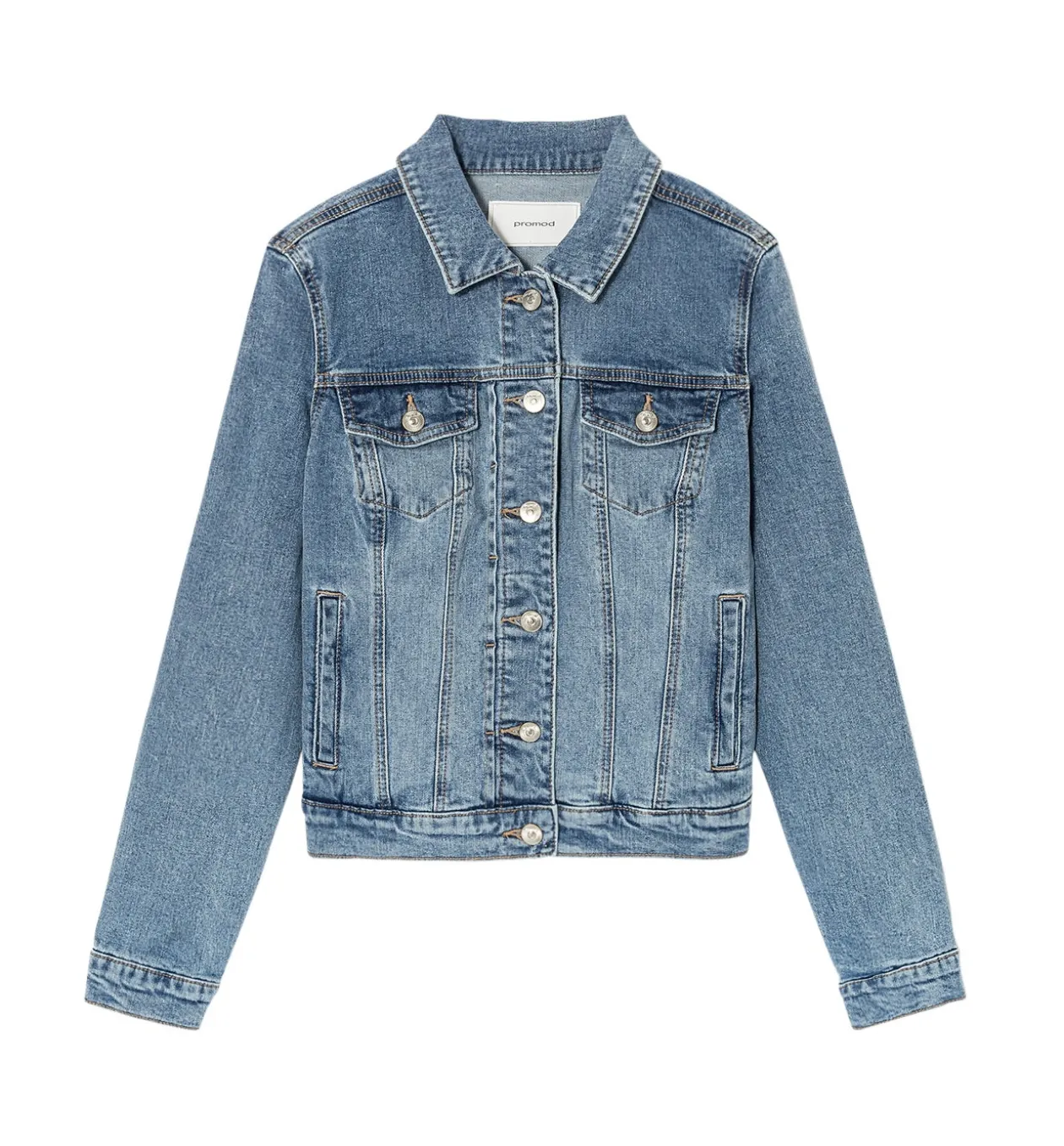 Promod Veste en jean Femme - Jean moyen Jeanmoyen Flash Sale
