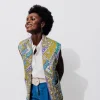 Promod Veste matelassée imprimée - Imprimé multicolore Imprimémulticolore Sale