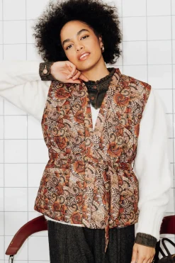 Promod Veste matelassée imprimée - Imprimé multicolore Imprimémulticolore Discount
