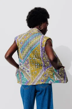 Promod Veste matelassée imprimée - Imprimé multicolore Imprimémulticolore Sale