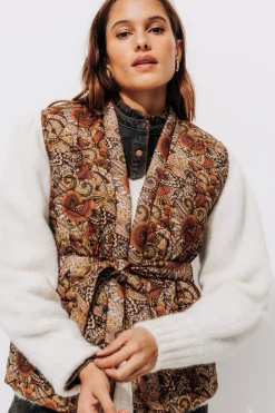 Promod Veste matelassée imprimée - Imprimé multicolore Imprimémulticolore Discount