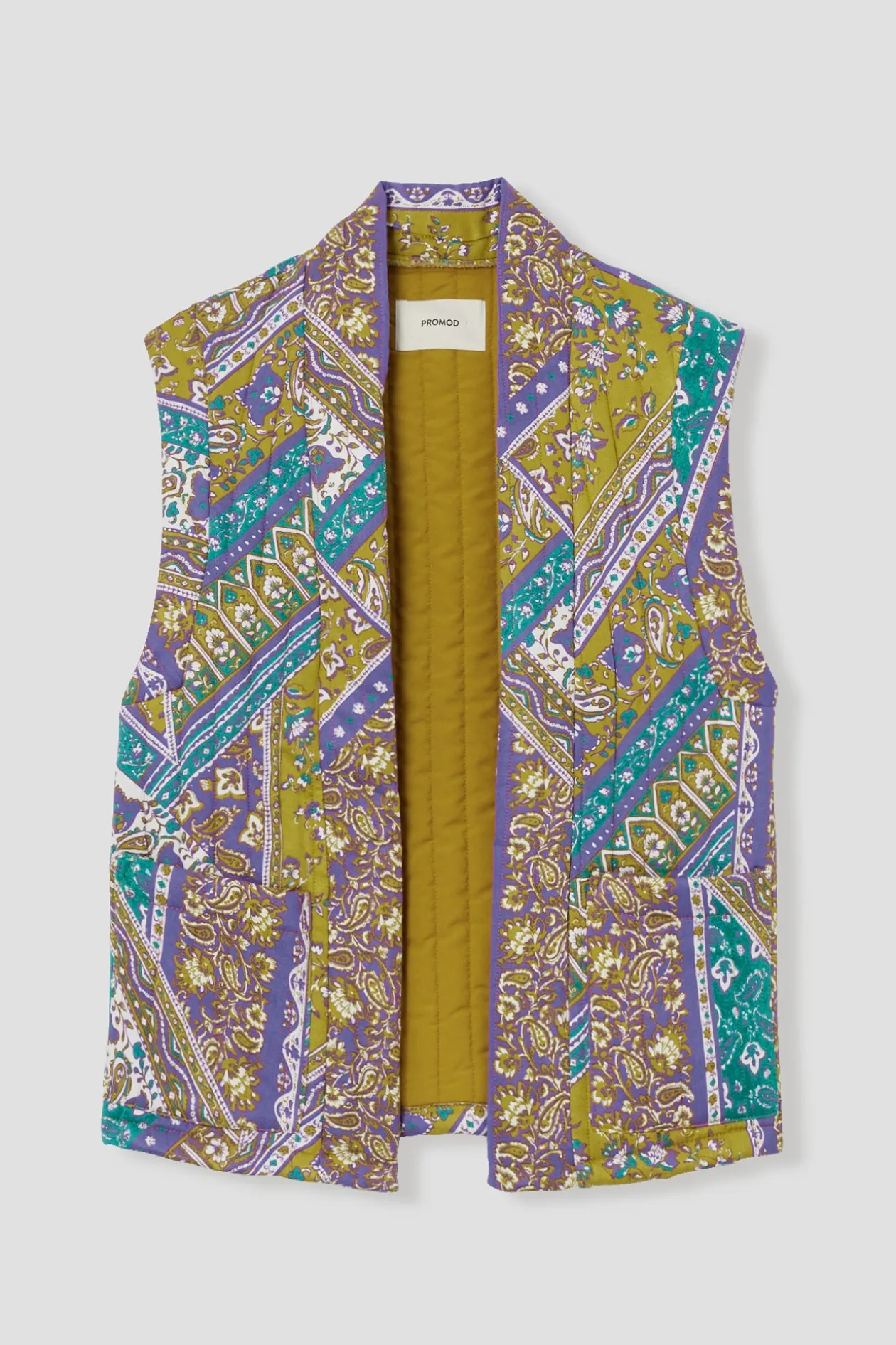 Promod Veste matelassée imprimée - Imprimé multicolore Imprimémulticolore Sale