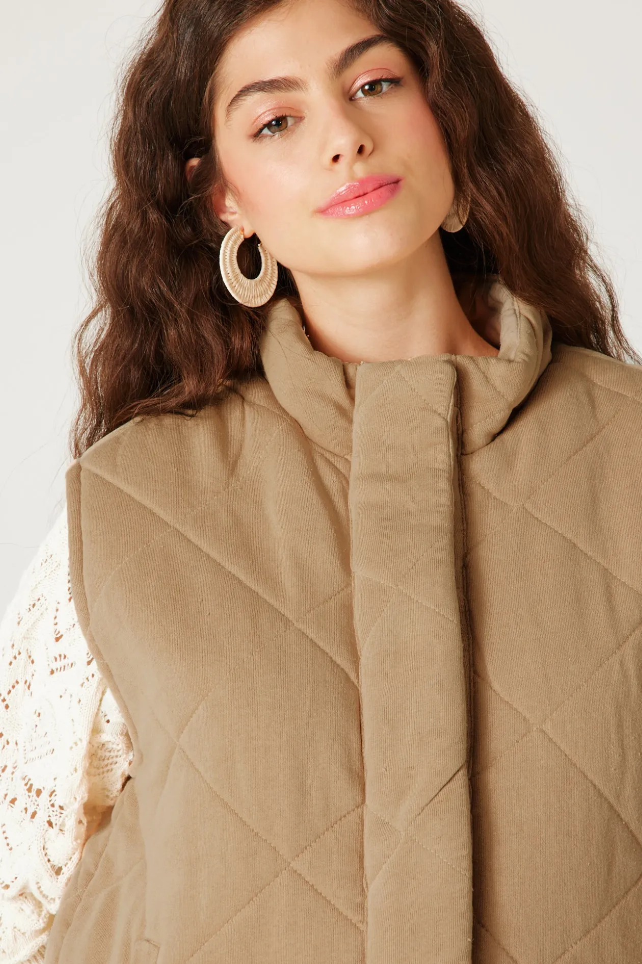 Promod Veste matelassée sans manches - Beige Flash Sale